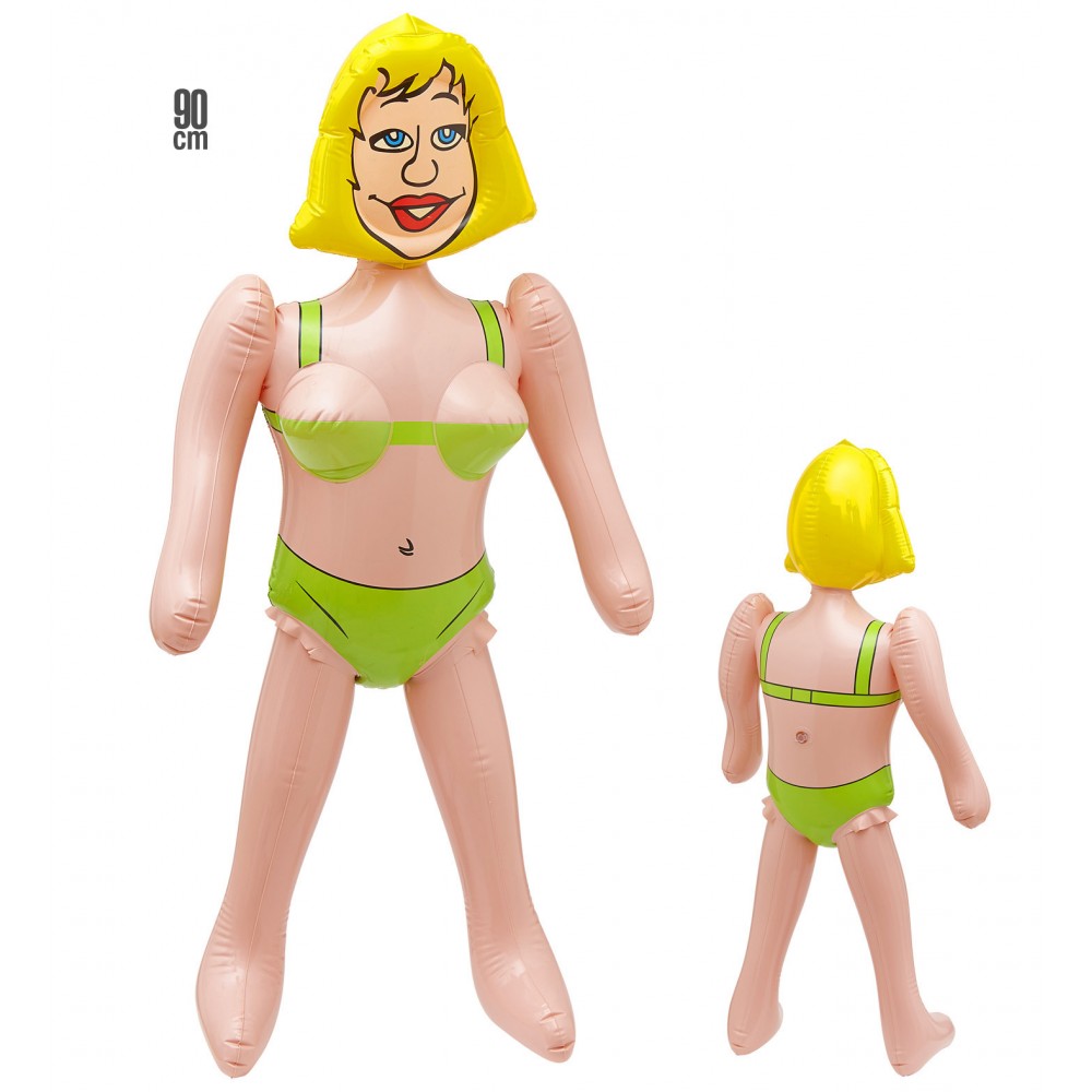 Bambola Gonfiabile di Donna per Addio Celibato, 150 cm