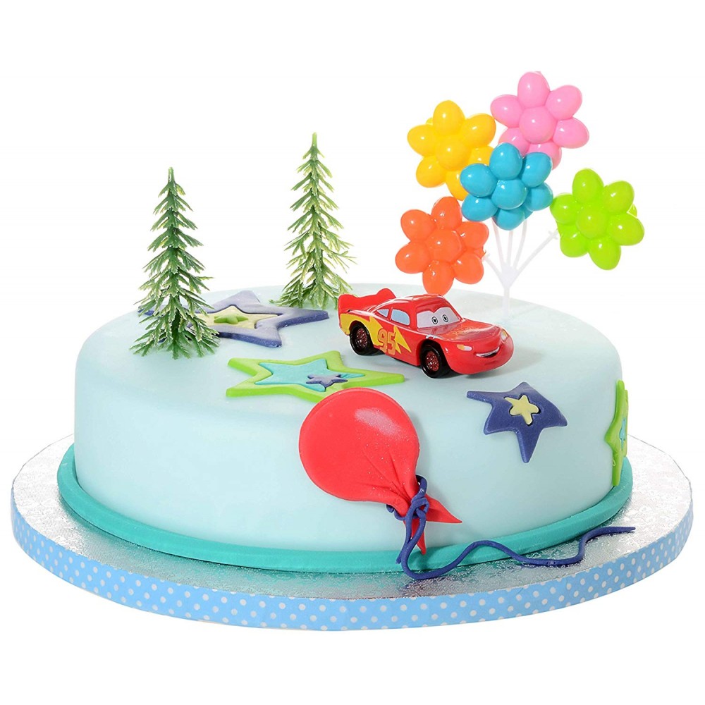 Kit Decorazione Torta di Compleanno con Personaggi di Cars