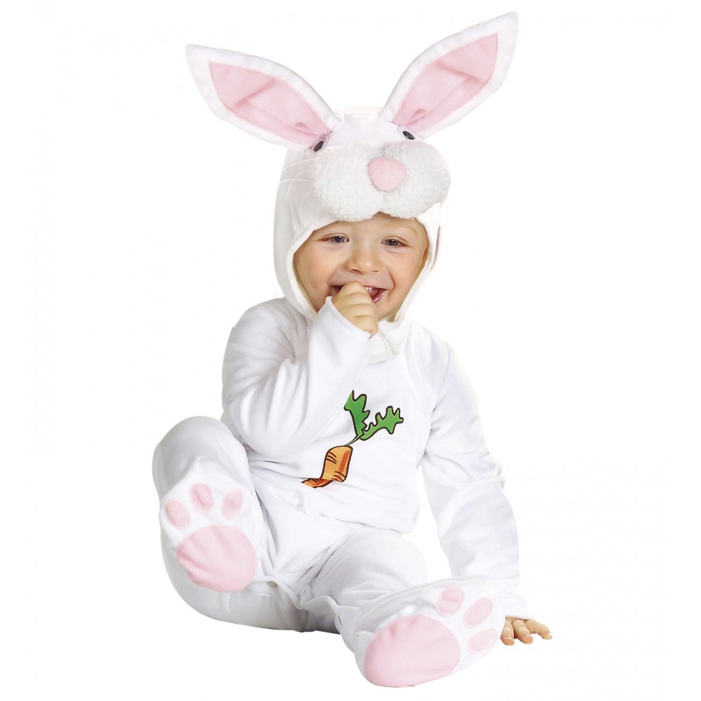 Costume da Coniglietto in Peluche per Bambino Neonato, 1-2 Anni