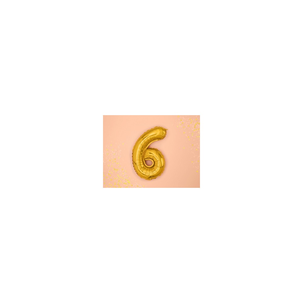 Palloncino Gigante Numero 6 (sei) - Multicolor
