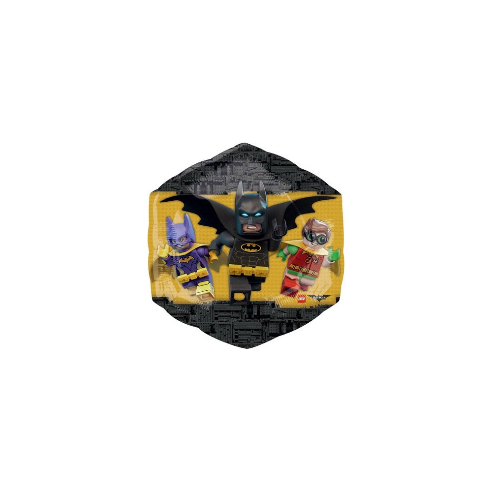 Palloncino in Mylar Foil Batman Lego per Compleanno Bambino, 73 x 48 cm