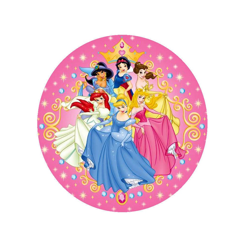 Cialda in Ostia dielle Principesse Disney per Decorazione di Torte per  Compleanni e per Feste a Tema
