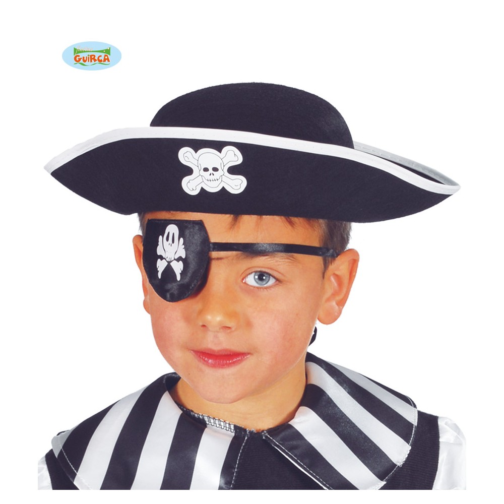 Cappello da Pirata per Bambino Party per Carnevale e per Halloween