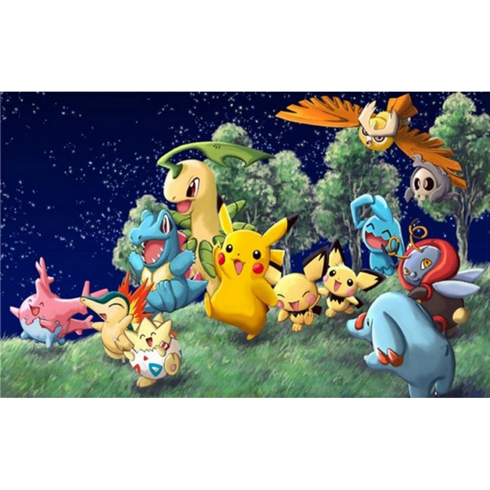 Cialda Ostia Pokemon Notte Cartoon Torta Decorazioni Dischi Commestibile  Festa