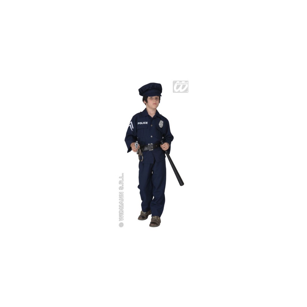 Costume da Poliziotto Americano con Luci, Bambino 11-13 anni